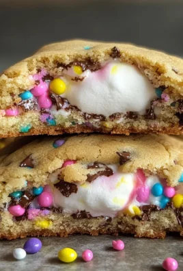 Chocolate Chip Peep Stuffed Easter Cookies