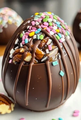 Chocolate Turtle Easter Eggs