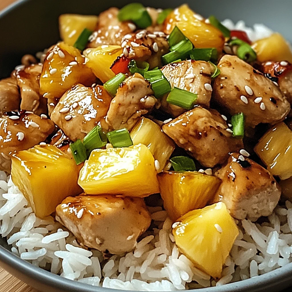 Create a Flavorful Pineapple Chicken and Rice in Just 30 Minutes!