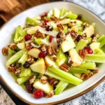 Crisp Apple Celery Salad with Maple-Dijon Dressing