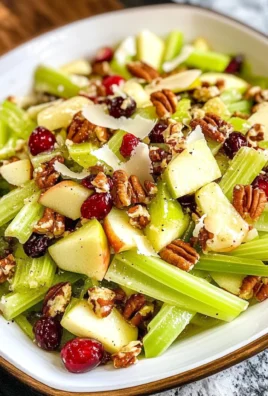 Crisp Apple Celery Salad with Maple-Dijon Dressing