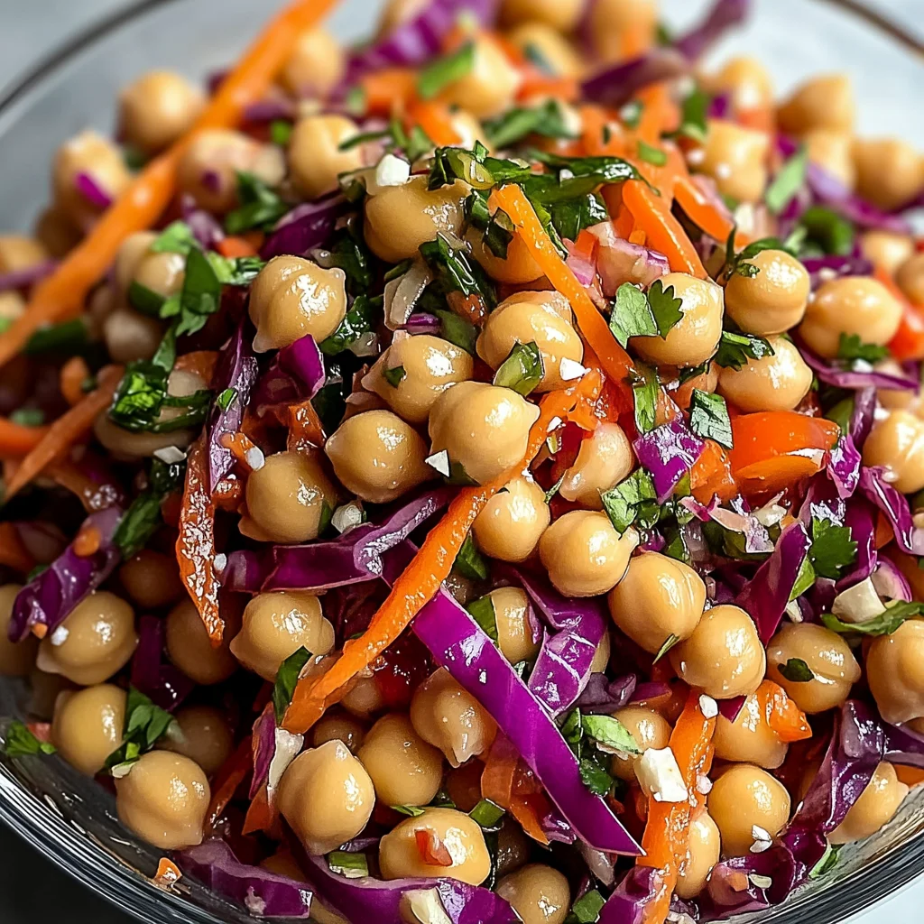 Crunchy Thai Chickpea Salad: A Quick and Delicious Delight
