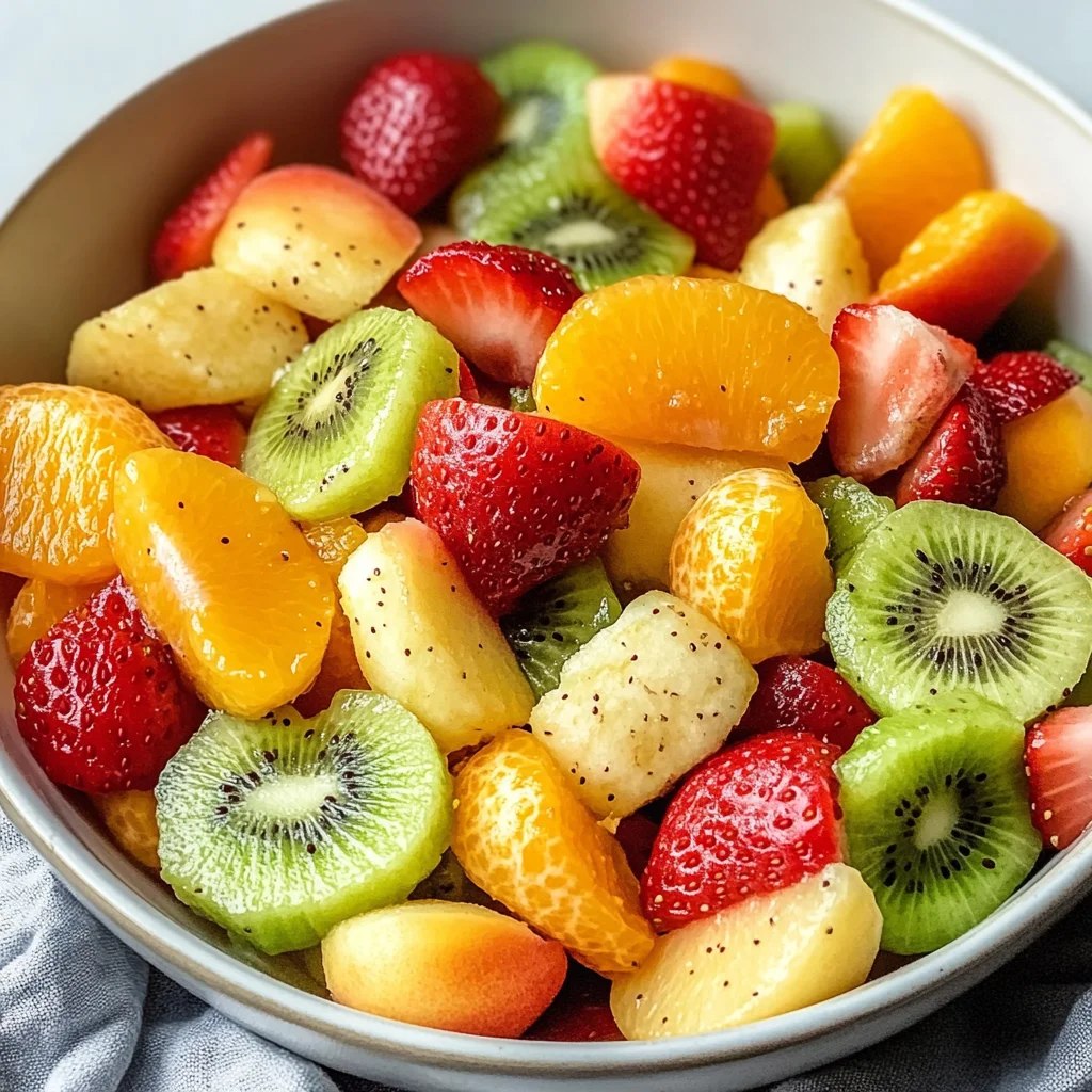Delicious Easter Fruit Salad with Peach Pie Filling