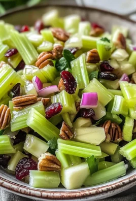Delicious Harvest Celery Salad with Sweet Glazed Pecans