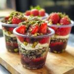 Dubai Chocolate Strawberry Cups