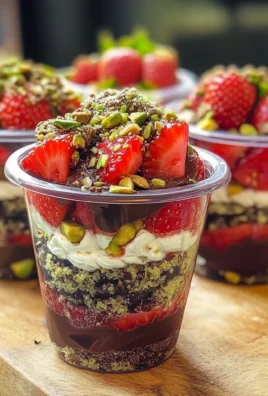 Dubai Chocolate Strawberry Cups