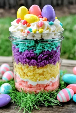 Easter Cake in a Jar