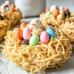 Easter Egg Peanut Butter Haystacks