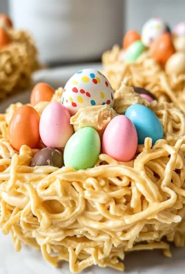 Easter Egg Peanut Butter Haystacks