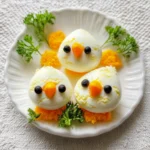 Easter Egg Recipe - Deviled Egg Chicks