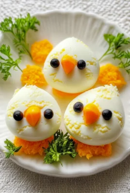 Easter Egg Recipe - Deviled Egg Chicks
