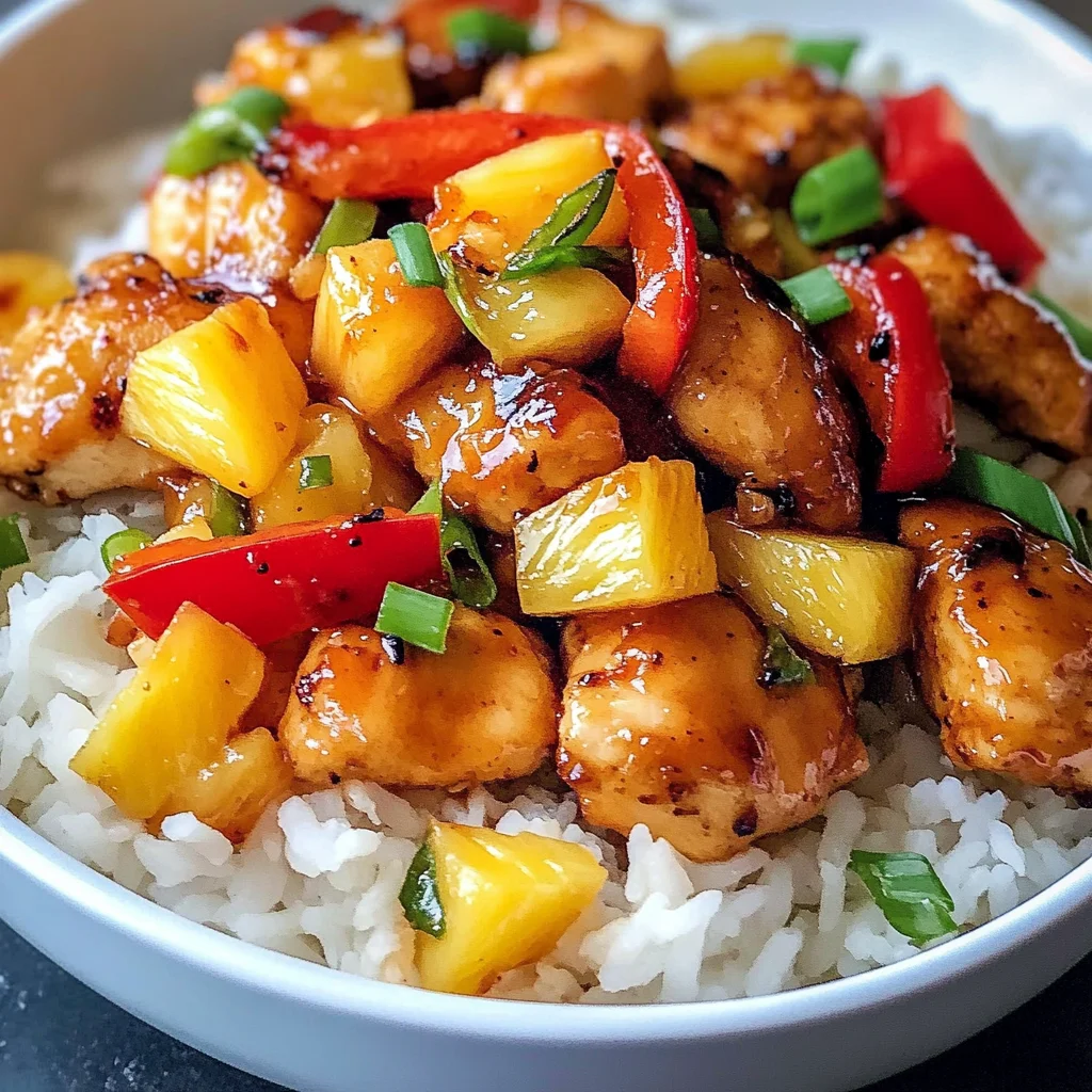 Hawaiian Pineapple Chicken
