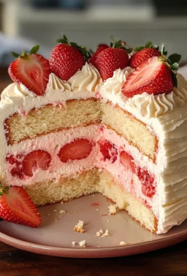 Homemade Strawberry Cake