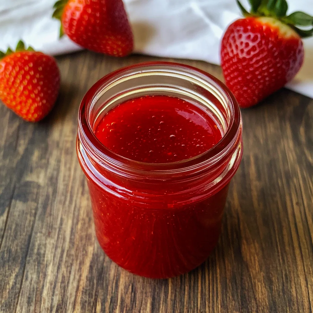Homemade Strawberry Syrup Recipe