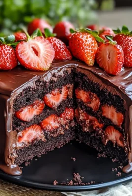 Indulgent Strawberry Chocolate Shell Cake That Wows Every Time