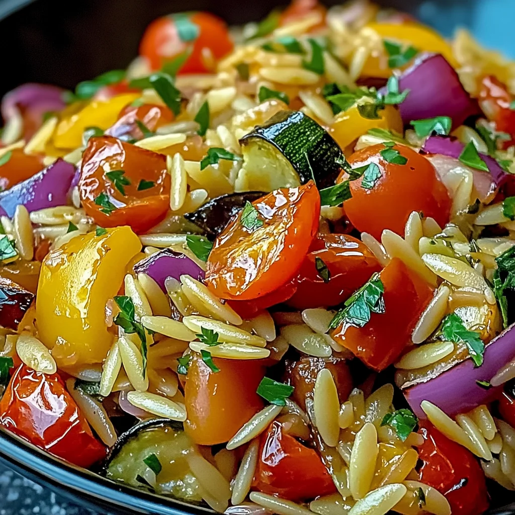 Irresistibly Tasty Roasted Vegetable Orzo You'll Crave Daily