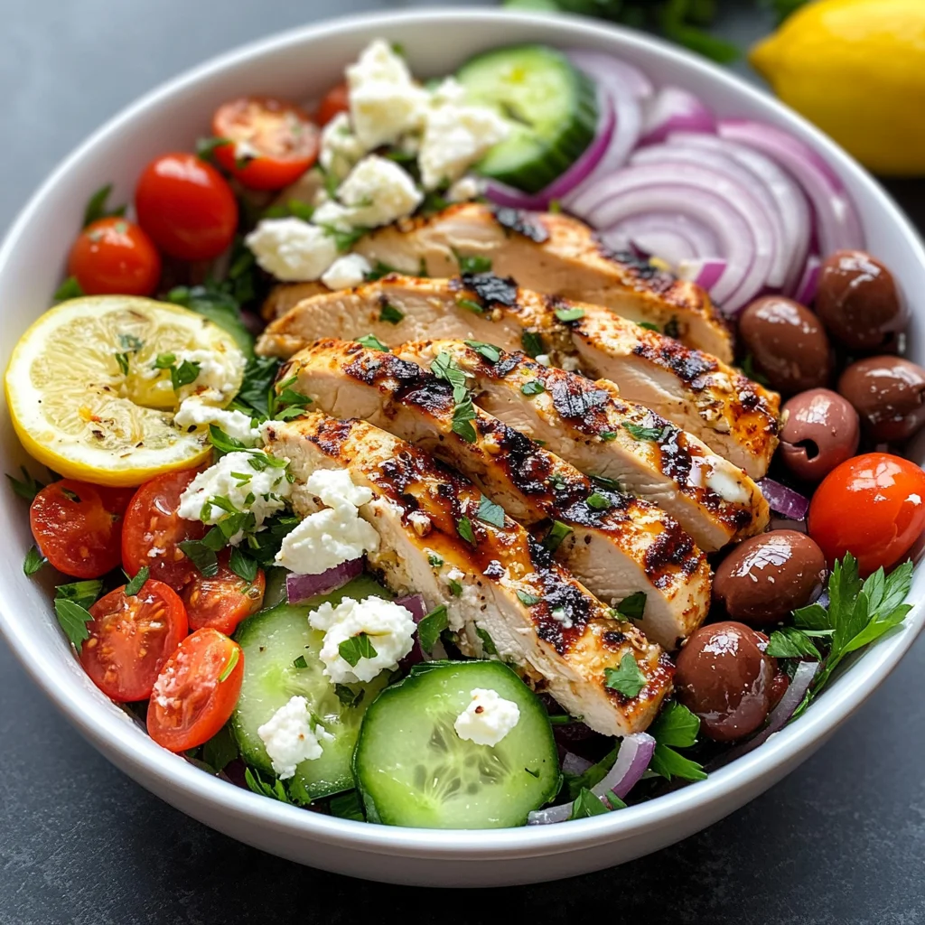 Low-Carb Greek Chicken Bowls: 12g Net Carbs & Irresistible Flavor