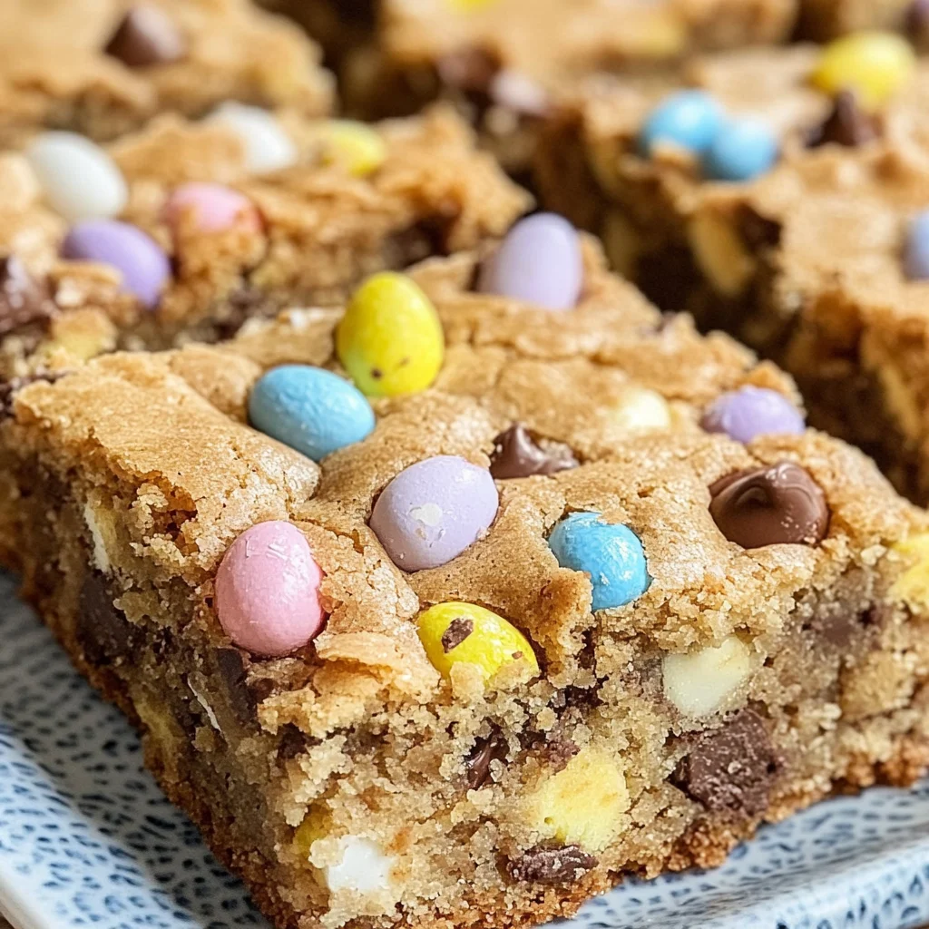 Mini Egg Cookie Bars!