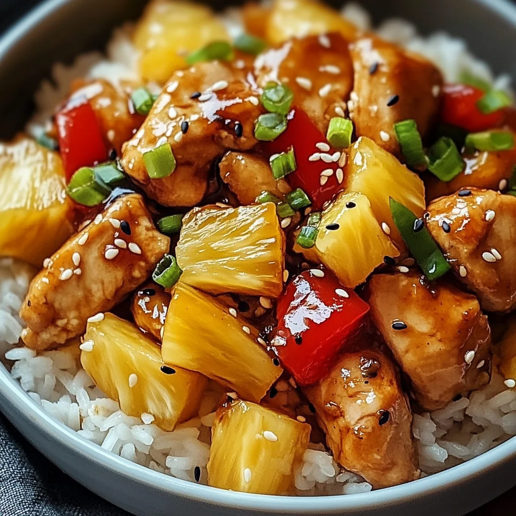 Pineapple Chicken and Rice: Sweet, Savory, Effortlessly Easy Recipe