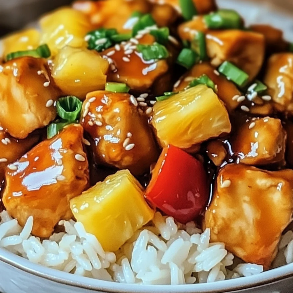 Pineapple Chicken and Rice – A Sweet and Savory Weeknight Favorite