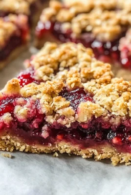 Raspberry Bars with Oatmeal Crumble Topping