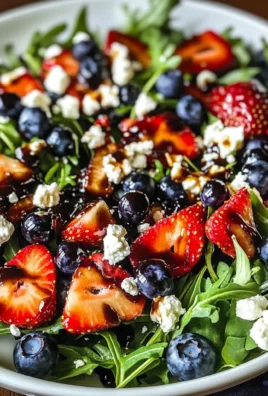 Refreshing Arugula Salad with Berries