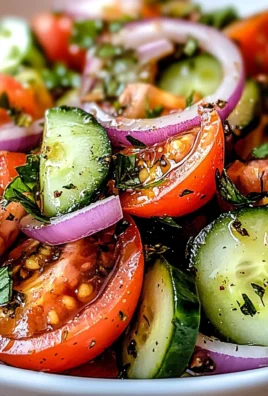 Refreshing Cucumber Tomato Salad