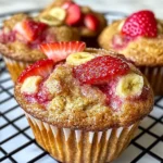 Strawberry Banana Muffins