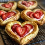 Strawberry Cream Cheese Heart Danishes