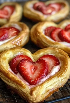 Strawberry Cream Cheese Heart Danishes
