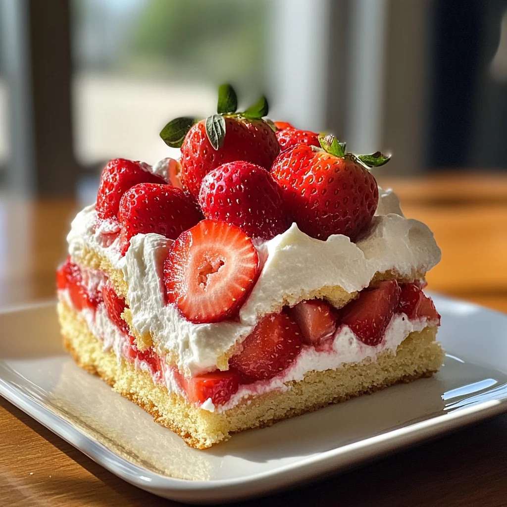 Strawberry Sheet Shortcake