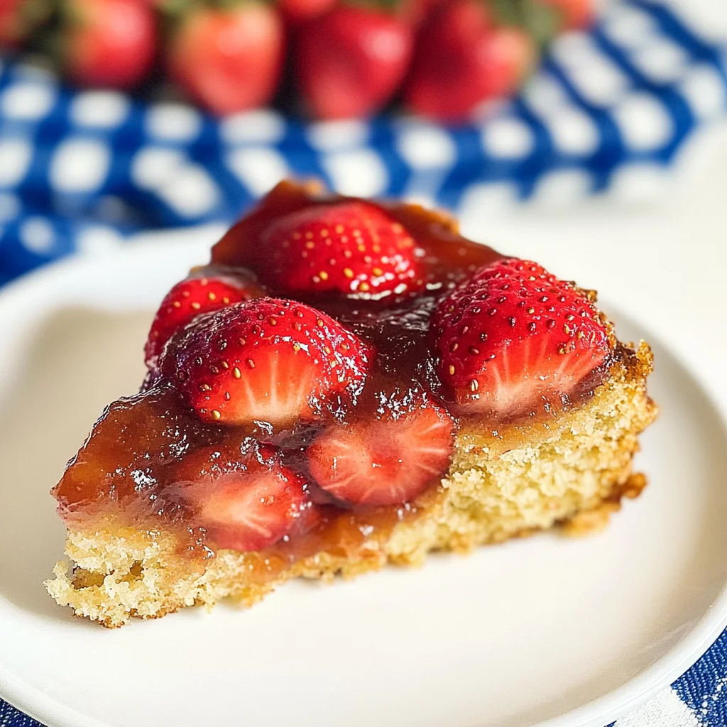Strawberry Upside Down Cake