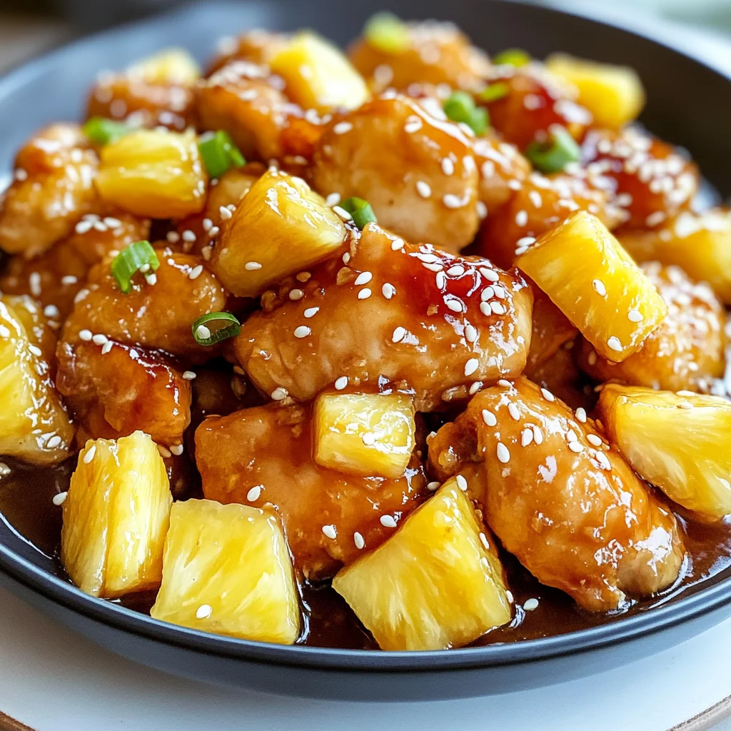 Sweet and Tangy Pineapple Chicken
