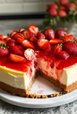 THE BEST STRAWBERRY CHEESECAKE RECIPE
