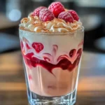 Vanilla Raspberry Iced Latte