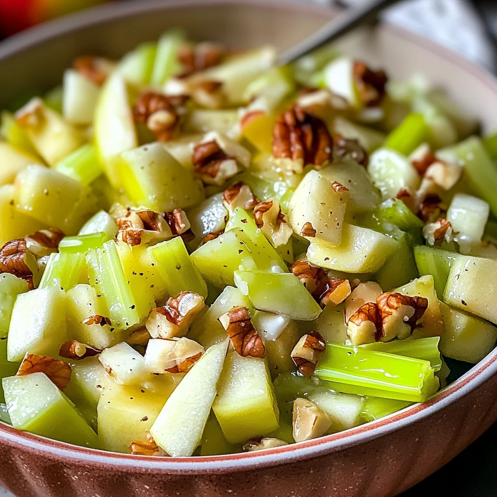 Winter Waldorf Salad with Celery and Apples