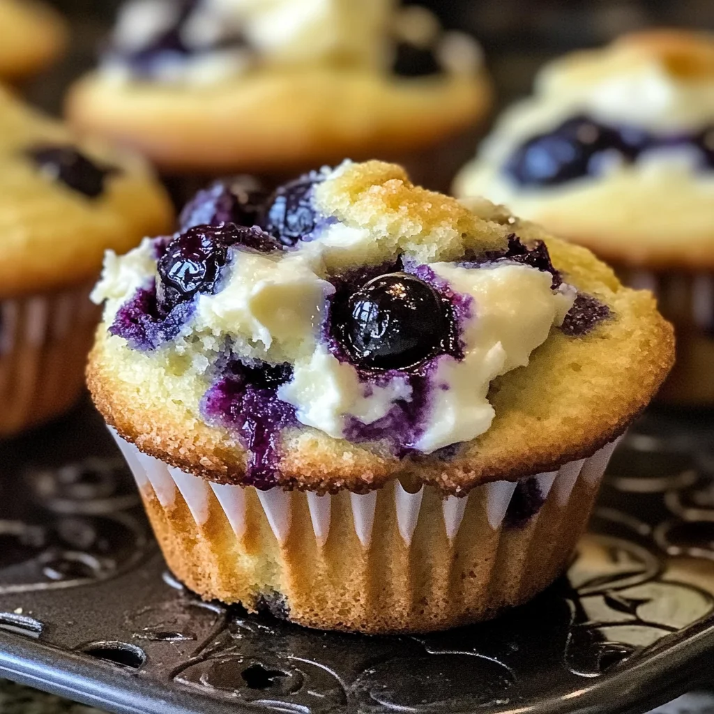 Blueberry Cream Cheese Muffins Recipe
