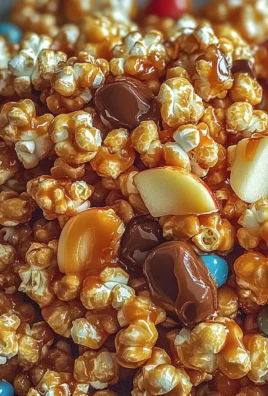 Caramel Candy Apple Popcorn