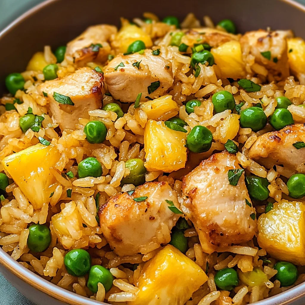 Chicken and Pineapple Fried Rice