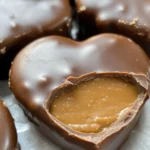 Chocolate Peanut Butter Valentine’s Heart