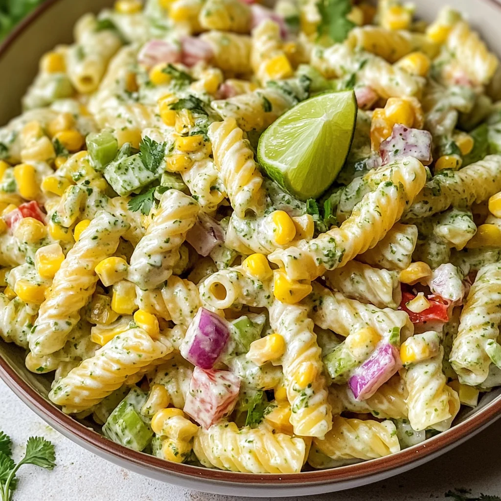 Cilantro Lime Pasta Salad Recipe – Fresh, Creamy, and Crowd-Pleasing