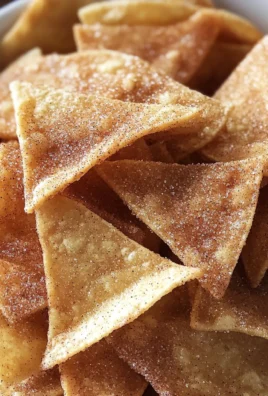 Cinnamon Sugar Tortilla Chips (Oven Baked)
