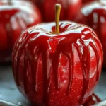 Classic Red Candy Apples Drizzle