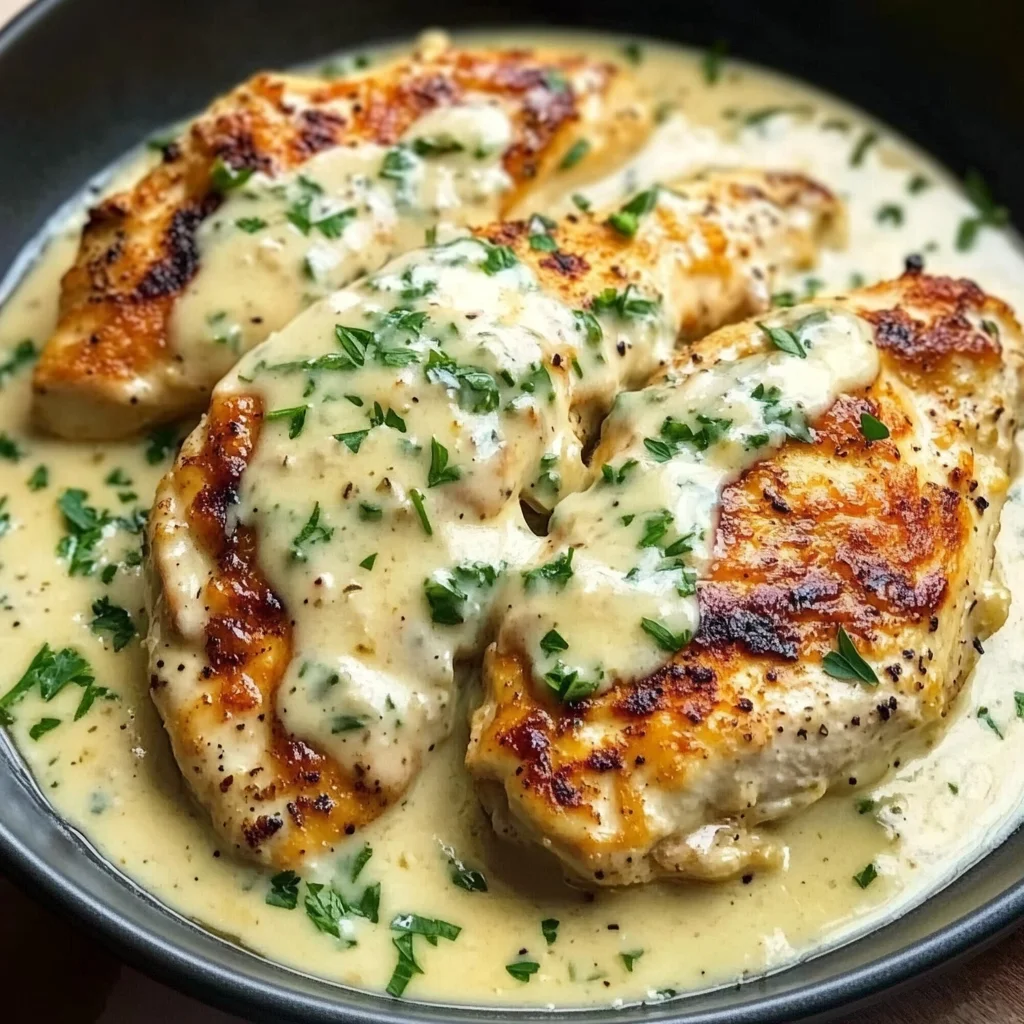 Creamy Garlic Parmesan Chicken Breast