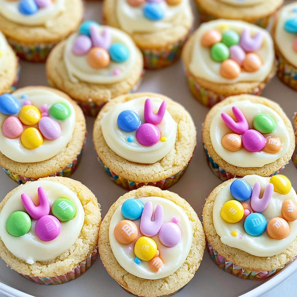Easter Bunny Sugar Cookie Cups