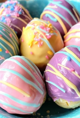 Easter Egg Cookie Dough Truffles