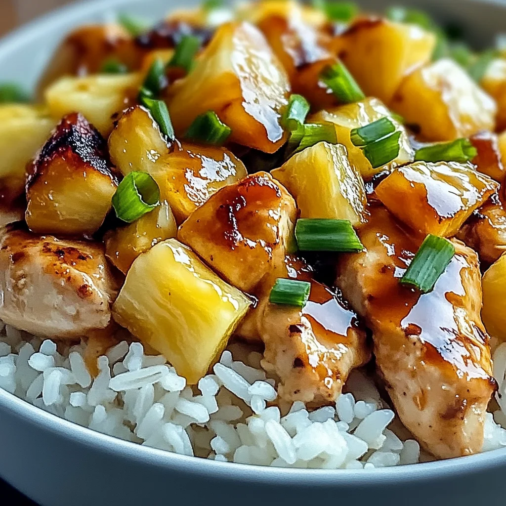Easy Pineapple Chicken with Rice: A Flavorful Tropical Twist