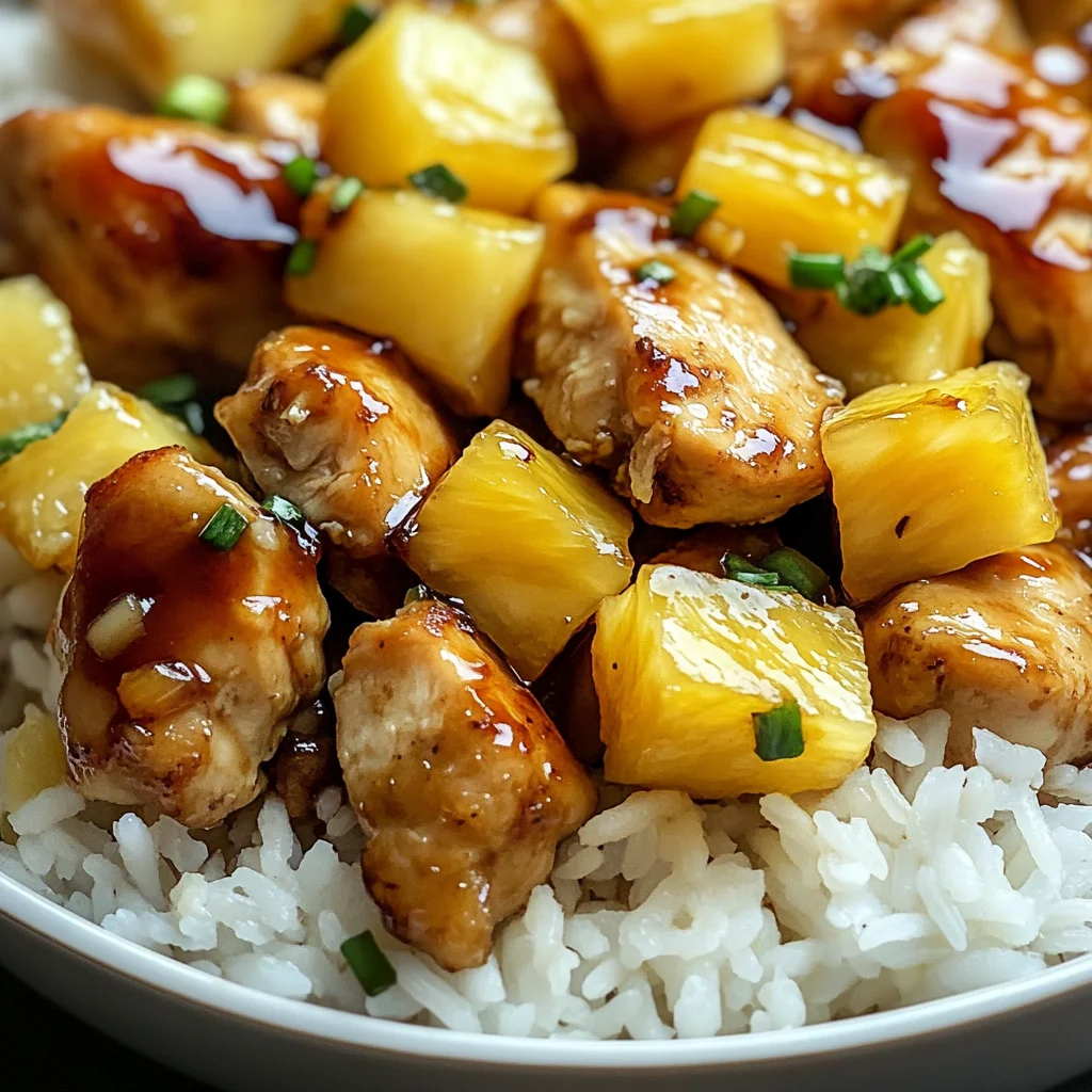 Easy Pineapple Chicken with Rice Everyone Loves