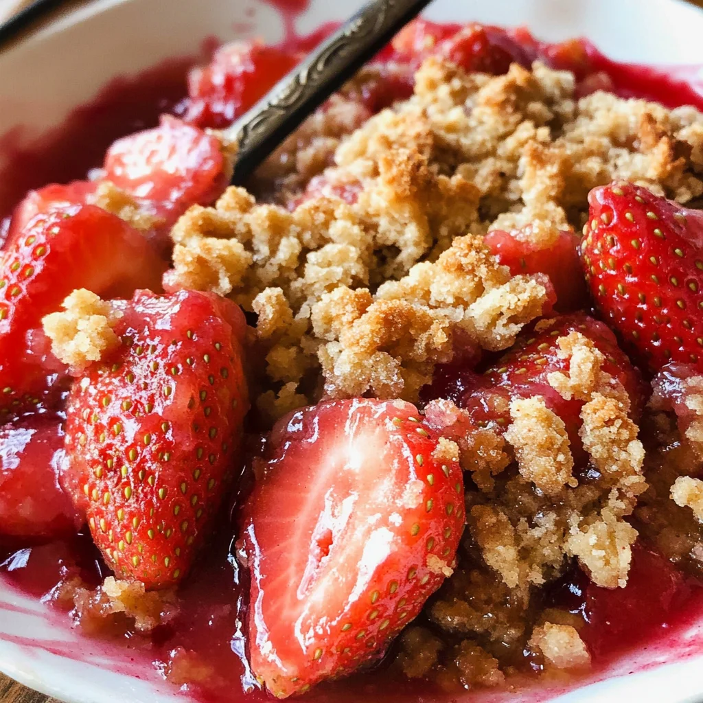 Easy Strawberry Crisp