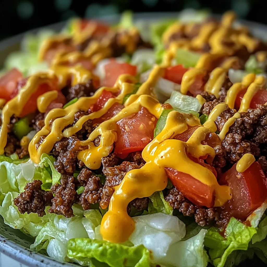 Flavorful Special Sauce Big Mac Salad